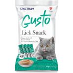 Spectrum Gusto 4 x 15 gr Ton Balığı Ve Somonlu Sıvı Kedi Ödül Maması Yetişkin Kediler İçin