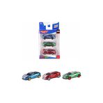 Speed Car 3'Lü Metal Die-Cast Araba Hot Wheels Benzeri Oyuncak Model Araba Seti