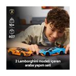 Speed Champions Lamborghini Revuelto ve Huracán Sto 77238 – 10 Yaş ve Üzeri Çocuklar Için Çift Model Araba, Detaylı Yarış Arabaları ve Sürücü Figürleriyle Oyun ve Sergileme Yapım Seti (607 Parça) - standart