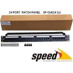 Speed SP-CU624 1u 24 Port Cat6 Dolu Utp Patch Panel + Kablo Düzenleyici - isimdeki gibi