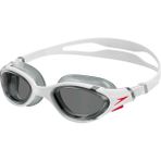 Speedo 8-00233214501 Biofuse 2.0 Reflex Beyaz Yüzücü Gözlüğü Silikon Malzeme ile Erkekler İçin Anti Fog Özellikli