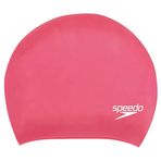 Speedo 8-06168A064 Long Hair Cap Au Pink Pembe Bone