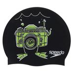 Speedo 8 08386A247 Slogan Prt Cap Ju Graphic Assorted Bone