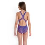 Speedo 8 08833A737 Monogram Alv Spbk Jf Blu Red Kız Çocuk Mayosu