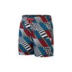 Speedo Digi Print 15" Erkek Yüzme Şortu, Mavi/Kırmızı, S Beden