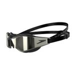 Speedo Fastskin Hyper Elite aynalı gözlük, gelişmiş tasarım, konforlu tarz, siyah ve gümüş, yetişkin üniseks beden