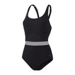 Speedo Kadın Shaping Lunia Glow Boş Zaman Mayo Tek Parça Mayo (1'li paket), Siyah, 36