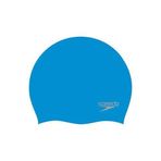 Speedo Moulded Silc Cap Au Blue/Silver Çocuk Bonesi 8-70984D437 Mavi