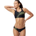 Speedo Placement Kadın Siyah Mayo