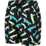Speedo Printed 15 Erkek Çocuk Şort Mayo Siyah XL