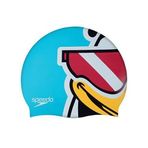 Speedo Printed Character Cap iu Blue Çocuk Bonesi 8-00232606348 Mavi