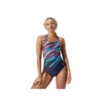 Speedo Speedo Digi Plmt Mdlt Af Navy Kadın Yüzücü Mayosu 8-00305518178 Lacivert