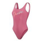 Speedo SPEEDO LOGO DEEP UBK 1PC PT AF Pembe Kadın Mayo Pembe 36