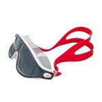 Speedo Üniseks Biofuse Rift Mask Yüzme Gözlüğü | Açık Su Yüzücü Maskesi | Buğu Önleyici | Sızdırmaz, Kırmızı/Duman Rengi, Tek Beden