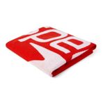 Speedo Unisex Logo Yüzme Bornozları Havlular, KIRMIZI, Tek Beden, kırmızı, One Size