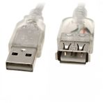 Speeds AG-UU05 Şeffaf USB Uzatma Kablosu