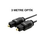 SpeedUF 3m Optik Ses Kablosu 🎧 Toslink Spdıf Dijital Fiber Tv Soundbar Bağlantı Kablosu