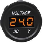 Speeduf Dc7v-30v Led Panel Mini Dijital Voltmetre - Turuncu