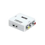 SpeedUF HDMI to AV Dönüştürücü Beyaz – HDMI2AV Eski TV Uyumlu RCA Çevirici Adaptör 1080p