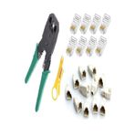 SpeedUF Network CAT5CAT6 Sıkma Pense + 20 Jak + 20 Cover Kılıf
