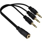 SPEEDUF Speeduf3 Erkek Stereo 1 Dişi Stereo 1 Dişi Aux 3 Erkek Aux Kablo Ses Sistemi Kablosu