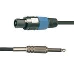 Spekon-6.3 mm 10 m Mono Hoparlör Kablosu
