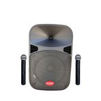 Spekon BareTone Mob-15 El + El 15" USB-BT Taşınabilir Seyyar Şarjlı Ses Sistemi