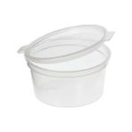 SPELT 30CC Sert Plastik Kapaklı Küçük Mini Eşya Kutusu Et Suyu Tavuk Suyu Sos Kabı 50'li - Şeffaf Gri - 30 cc