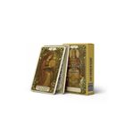 SPELT 78 Kartlı Golden Art Nouveau 5,9 x 9,2 cm Klasik Mini Tarot Destesi Tarot Kartları