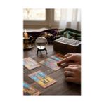 Spelt 8-Bit Fantasy Deck 78 Kartlı Klasik Mini Tarot Destesi Yazar Amr B. Kulsüm Yayın Evi + 1 Kitap - Option-1 - Altın