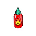 SPELT Acı Sos Şişesi Rozet Pin Hot Sauce Bottle Mini Broş