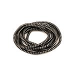 Spelt Kablo Kordon Koruyucu Spiral Sarma Kılıf Koruma Black Shine