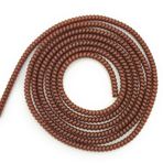 Spelt Kablo Kordon Koruyucu Spiral Sarma Kılıf Koruma Kahverengi Pearl