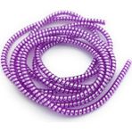 Spelt Kablo Kordon Koruyucu Spiral Sarma Kılıf Koruma Magenta Shine - Eflatun
