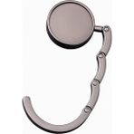 SPELT Masa Kenarı Mini Çanta Askısı Katlanabilir Metal Kaymaz Askı Kancası Taşınabilir Denge Askılığı - Antrasit