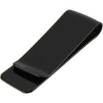 Spelt Metal Kağıt Para Tokası Kart Tutucu Klips Cüzdan Ataş Siyah 5,2cm x 2cm