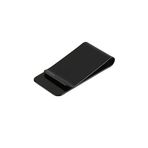 Spelt Metal Kağıt Para Tokası Kart Tutucu Klips Cüzdan Siyah 5,2cm x 2cm