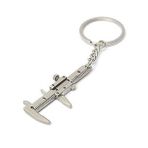 Spelt Mini Vernier Kumpas Cetvel Ölçer Anahtarlık 3 cm