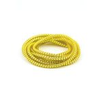 Spelt Şarj Aleti Kablosu Kablo Kordon Koruyucu Spiral Sarma Kılıf Koruma (Altın)