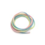 SPELT Şarj Aleti Kablosu Kablo Kordon Koruyucu Spiral Sarma Kılıf Koruma Arcenciel Glitter Simli Par