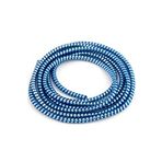 Spelt Şarj Aleti Kablosu Kablo Kordon Koruyucu Spiral Sarma Kılıf Koruma (Azure Mavi)