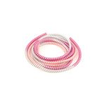 Spelt Şarj Aleti Kablosu Kablo Kordon Koruyucu Spiral Sarma Kılıf Koruma (Cotton Candy)
