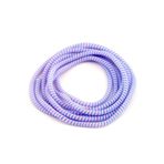 Spelt Şarj Aleti Kablosu Kablo Kordon Koruyucu Spiral Sarma Kılıf Koruma Eflatun