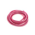 Spelt Şarj Aleti Kablosu Kablo Kordon Koruyucu Spiral Sarma Kılıf Koruma (Fandango Pembe)