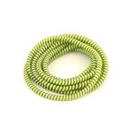 Spelt Şarj Aleti Kablosu Kablo Kordon Koruyucu Spiral Sarma Kılıf Koruma Fıstık Yeşili