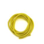 Spelt Şarj Aleti Kablosu Kablo Kordon Koruyucu Spiral Sarma Kılıf Koruma Golden Shine - Altın