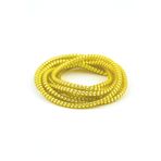 Spelt Şarj Aleti Kablosu Kablo Kordon Koruyucu Spiral Sarma Kılıf Koruma Golden Shine