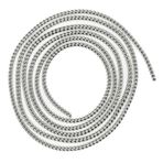 Spelt Şarj Aleti Kablosu Kablo Kordon Koruyucu Spiral Sarma Kılıf Koruma (Gümüş)