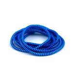 Spelt Şarj Aleti Kablosu Kablo Kordon Koruyucu Spiral Sarma Kılıf Koruma Laser Blue 160cm