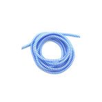 Spelt Şarj Aleti Kablosu Kablo Kordon Koruyucu Spiral Sarma Kılıf Koruma Laser Light Blue 160cm
